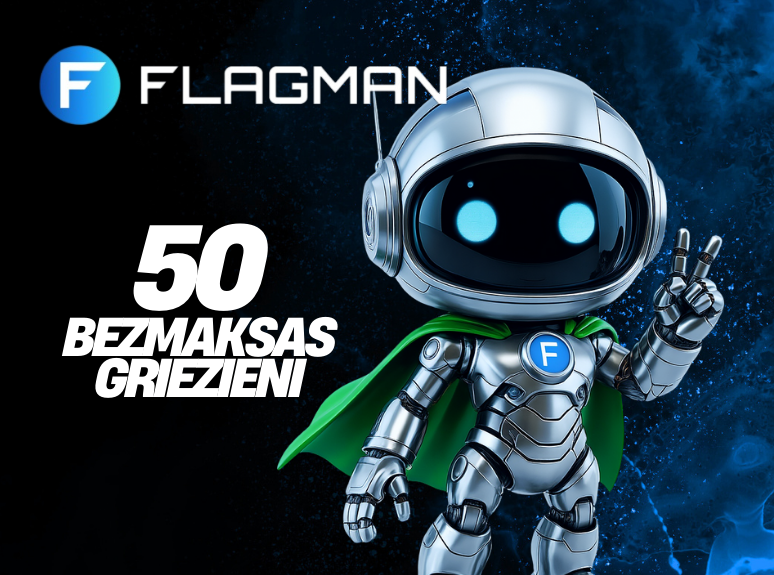 FLAGMAN KAZINO BEZ DEPOZĪTA 50 BEZMAKSAS GRIEZIENI!