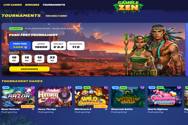 gamblezen casino bonusu piedāvājumi