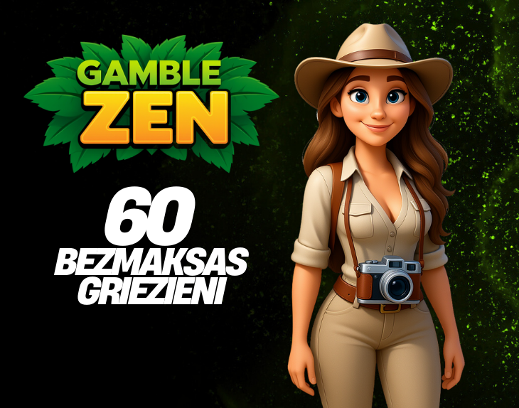 GAMBLEZEN KAZINO BEZ IEMAKSAS 60 BEZMAKSAS GRIEZIENI!