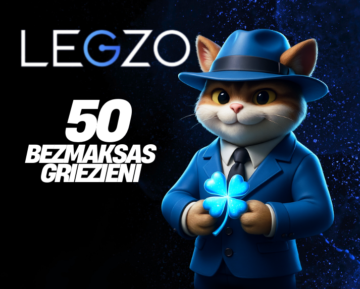 LEGZO KAZINO BEZ DEPOZĪTA 50 BEZMAKSAS GRIEZIENI!