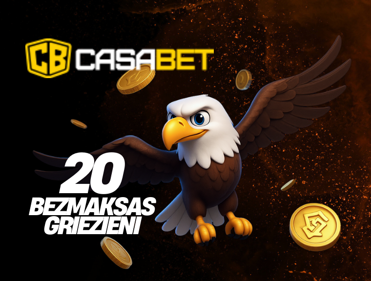 CASABET KAZINO BEZ DEPOZĪTA 20 BEZMAKSAS GRIEZIENI!