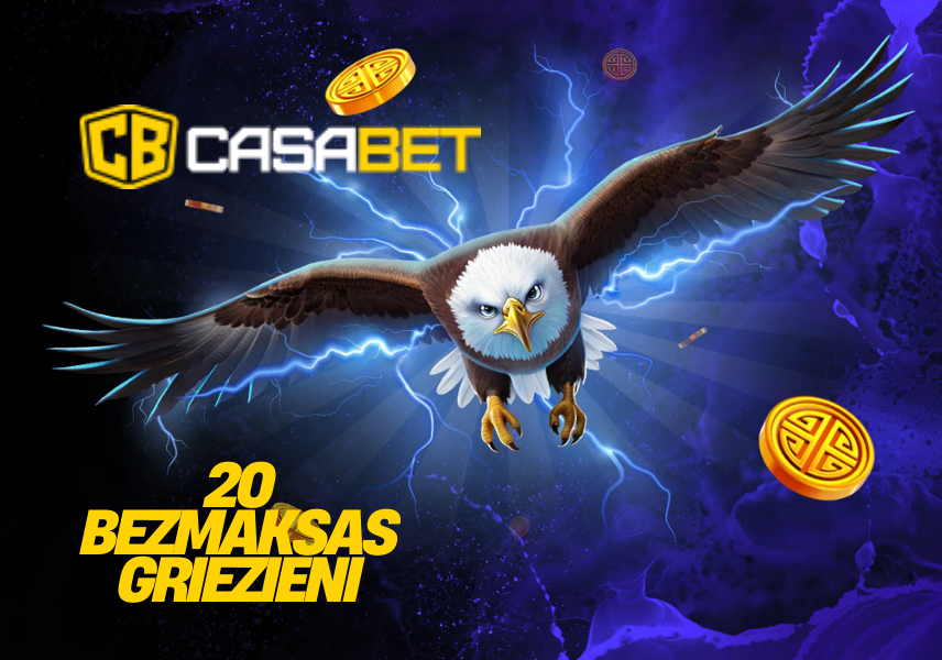 CASABET KAZINO BEZ DEPOZĪTA 20 BEZMAKSAS GRIEZIENI!