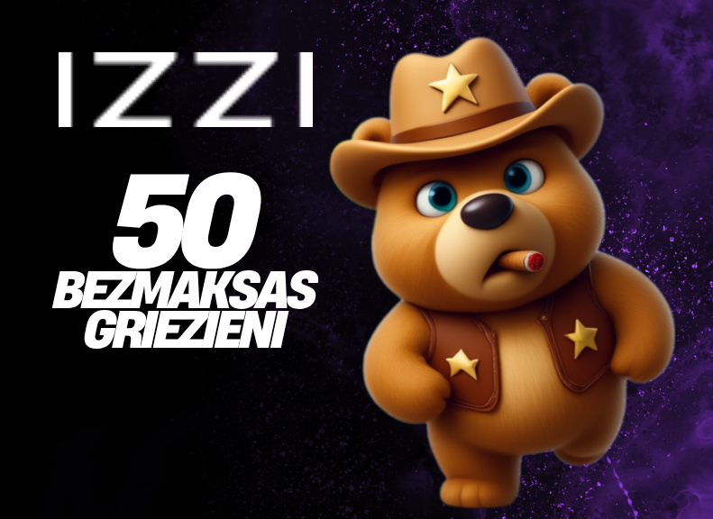 IZZI KAZINO BEZ IEMAKSAS 50 BEZMAKSAS GRIEZIENI!