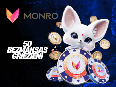 MONRO KAZINO BEZ DEPOZĪTA 50 BEZMAKSAS GRIEZIENI!