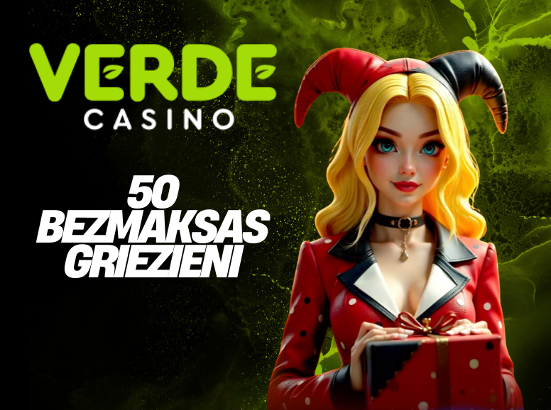 VERDE KAZINO BEZ DEPOZĪTA 50 BEZMAKSAS GRIEZIENI!