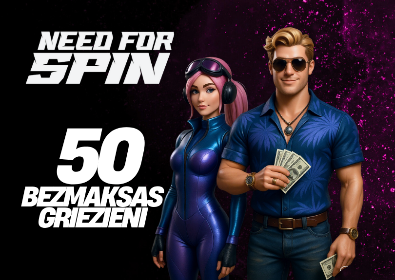 NEED FOR SPIN KAZINO BEZ IEMAKSAS 50 BEZMAKSAS GRIEZIENI!