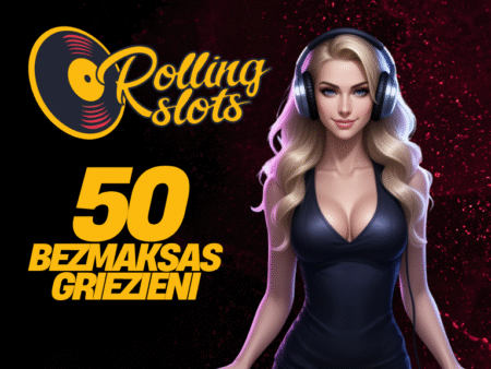 ROLLING SLOTS KAZINO BEZ IEMAKSAS 50 BEZMAKSAS GRIEZIENI!