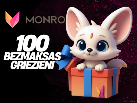 MONRO KAZINO BEZ DEPOZĪTA 100 BEZMAKSAS GRIEZIENI!